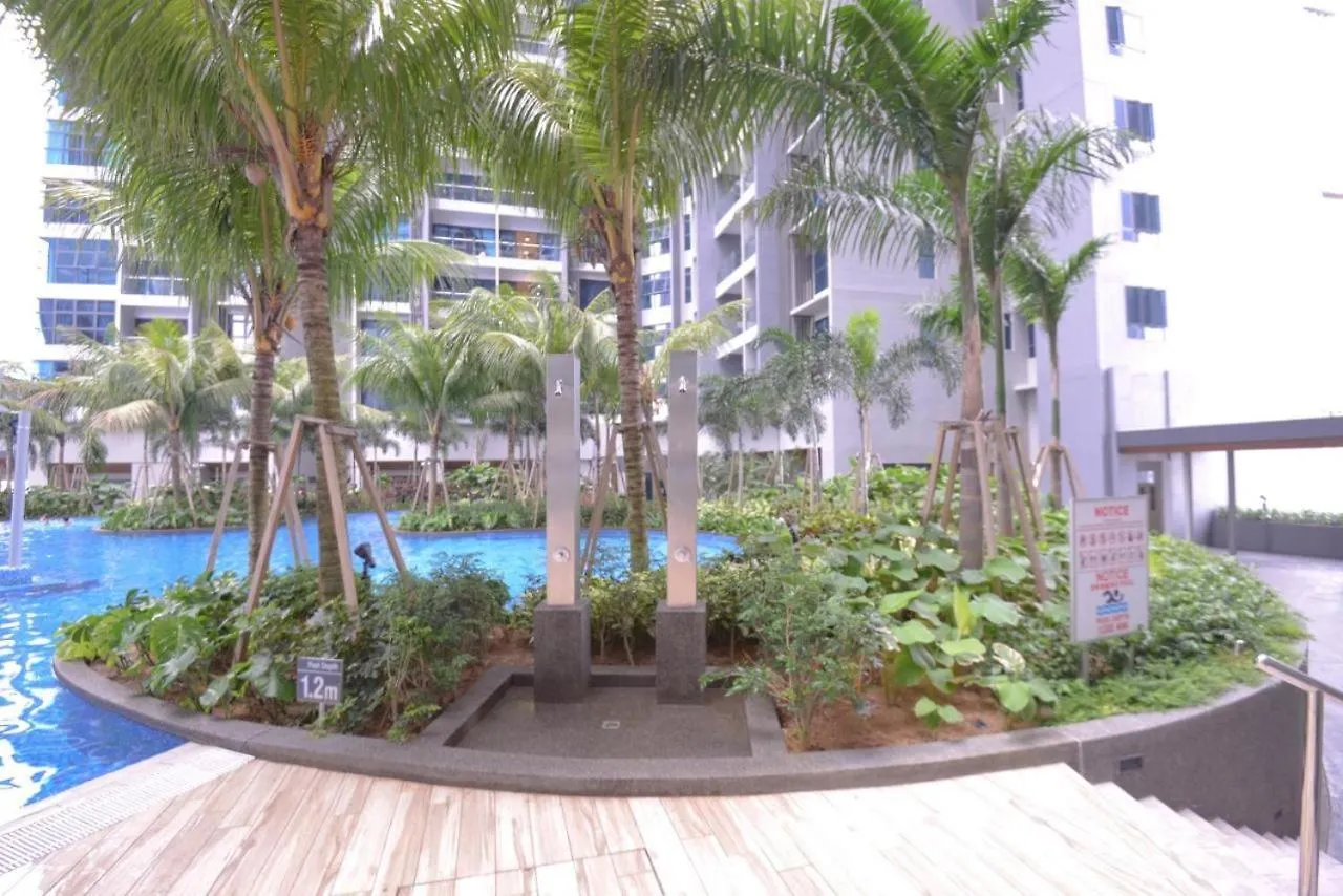 Apartment Atlantis Residence Melaka Camelot Beautiful Sea And City View